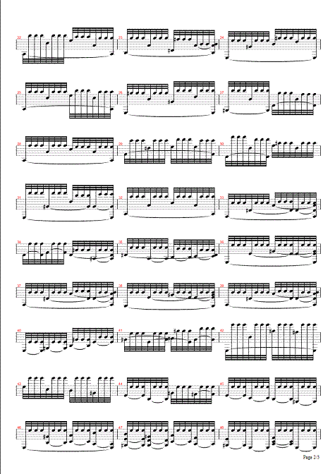 sor, fernando - variations in tremolo, from op.21 - page 2