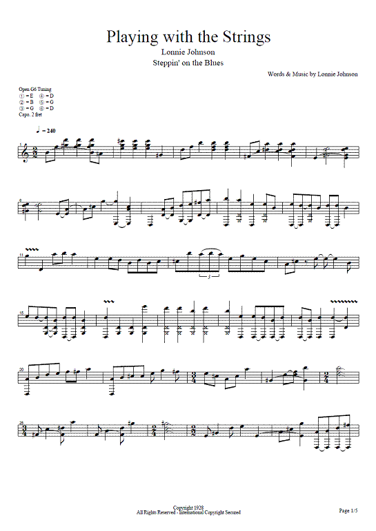 johnson, lonnie - playinwith the strings - page 1