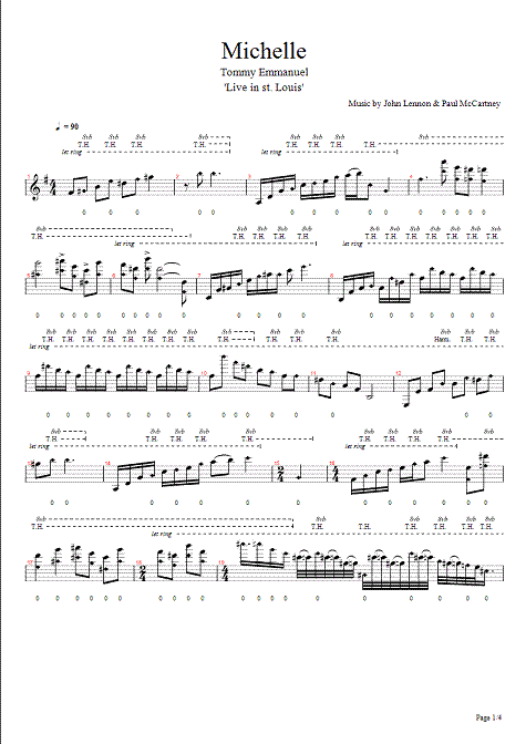 tommy emmanuel  michelle - page 1