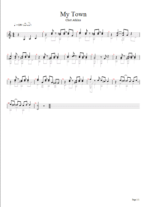 chet atkins my town - page 1