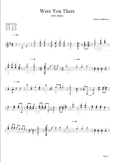 chet atkins were you there - page 1