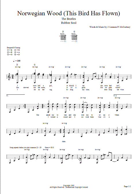 beatles  norwegian_wood_this_bird_has_flown - page 1
