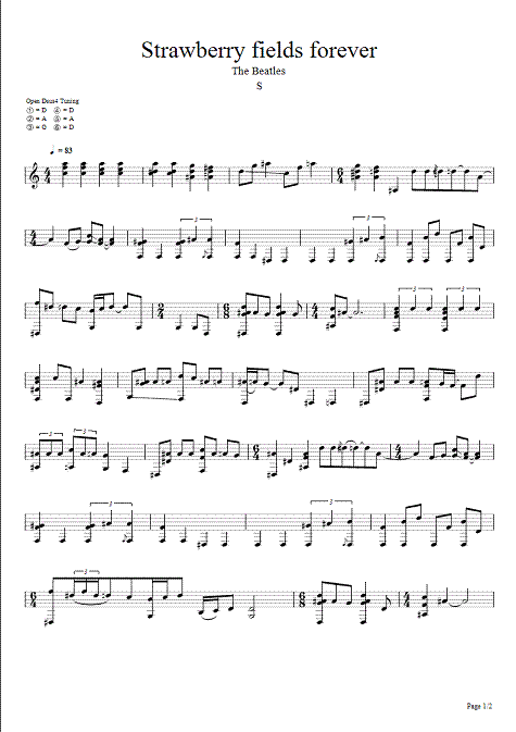 beatles  strawberry_fields_forever - page 1
