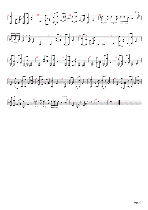 guitar classique - classical guitar exercise - happy tune - page 2
