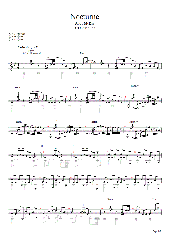 mckee tabs nocturne - page 1